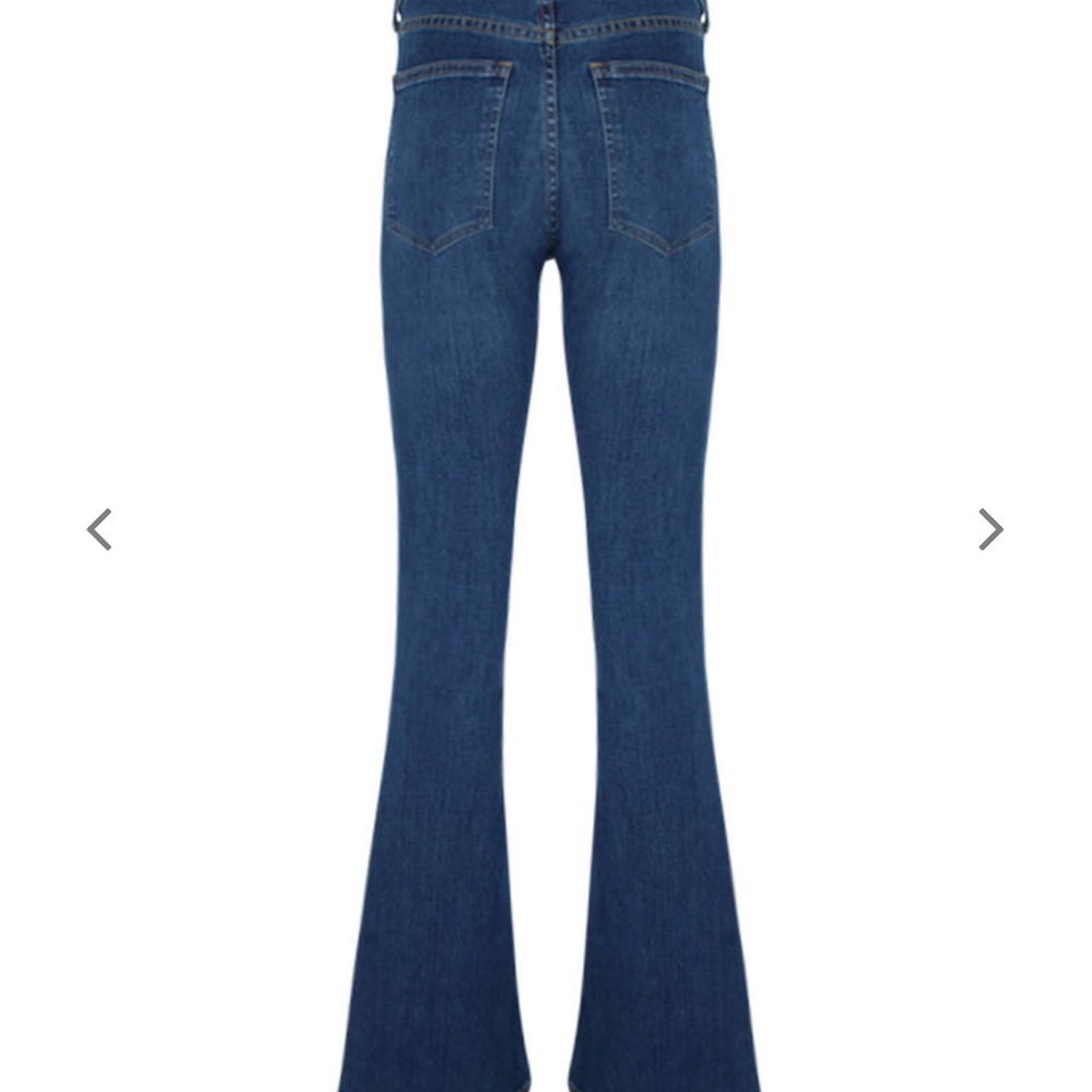 Veronica Beard Beverly High Waist Skinny Flare Jeans - Bright Blue size 29